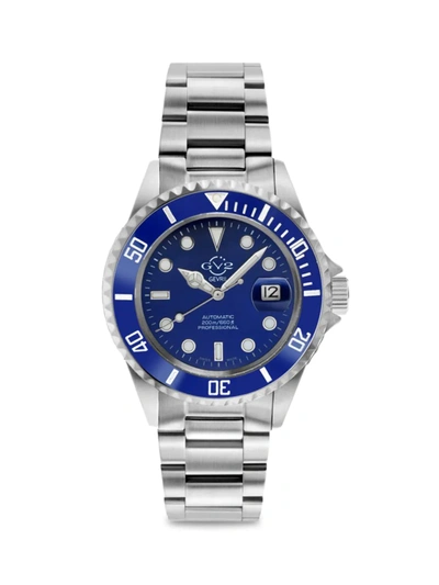 Gv2 Men's Liguria Swiss Automatic Stainless Steel Diver Watch In Blue