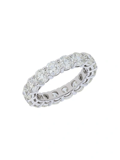 Nephora Women's 14k White Gold & Diamond Eternity Ring/size 6.5