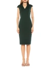 Alexia Admor Women's Jillian Cap-sleeve Sheath Dress In Emerald