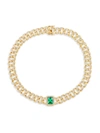 Eye Candy La Women's Luxe Camila 18k Goldplated & Cubic Zirconia Collar Necklace In Neutral
