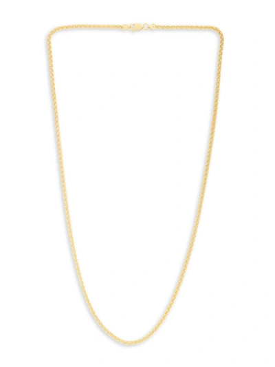 Saks Fifth Avenue Women's 14k Yellow Gold Wheat Chain Necklace/18"