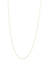 SAKS FIFTH AVENUE MADE IN ITALY WOMEN'S 14K YELLOW GOLD BALL CHAIN NECKLACE/18"