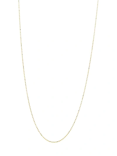 Saks Fifth Avenue Made In Italy Women's 14k Yellow Gold Ball Chain Necklace/18"
