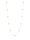 SAKS FIFTH AVENUE MADE IN ITALY WOMEN'S 14K YELLOW GOLD STATION NECKLACE/18"