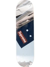 Supreme Banner Skateboard In Schwarz