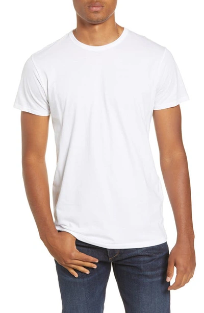 Rag & Bone Flame Crew-neck Slubbed Cotton-jersey T-shirt In White
