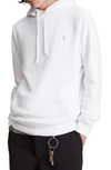 Allsaints Raven Hoodie In Optic White