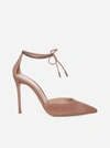 GIANVITO ROSSI SUEDE PUMPS