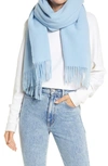 Rag & Bone Addison Recycled Wool Scarf In Cool Blue