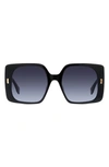 FENDI THE FENDI FIRST 53MM GEOMETRIC SUNGLASSES