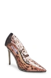 Steve Madden Vala Pointed Toe Pump In Brown Multi