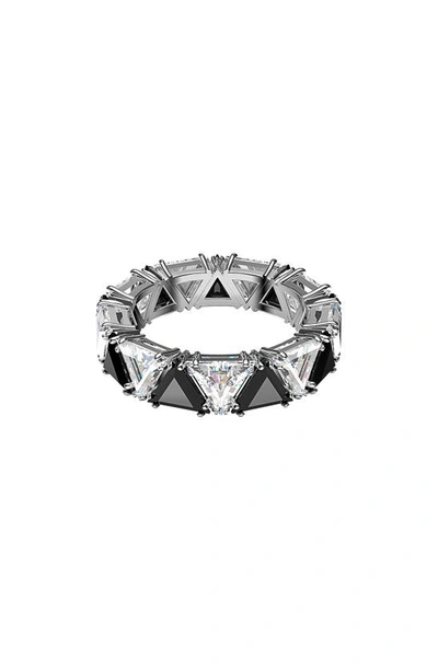 Swarovski Millenia Cocktail Ring With Triangle Cut Crystals