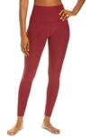 Beyond Yoga Spacedye Racerback Tank In Garnet Red Heather