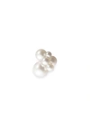 SOPHIE BILLE BRAHE BISOU 14K YELLOW GOLD AND PEARL SINGLE EARRING