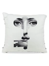 Fornasetti Cushion Chiave Face In Key