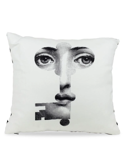 Fornasetti Cushion Chiave Face In Key