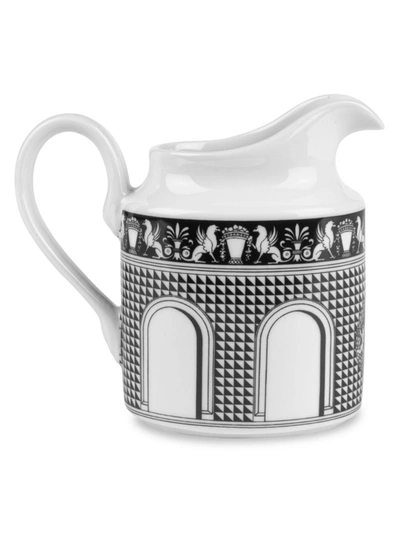 Fornasetti Facciata Quattrocentesca Milk Jug In White/black