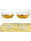 Michael Wainwright Truro Gold 2-piece Coupe Stem Glass Set