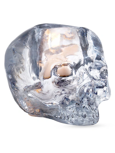 Kosta Boda Still Life Skull Votive In Clear