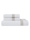 Downtown Company Madison 4-piece Sheets Set In White Taupe