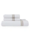 Downtown Company Madison 4-piece Sheets Set In White Taupe