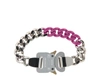Alyx Colored Links Buckle Bracelet In Silver
