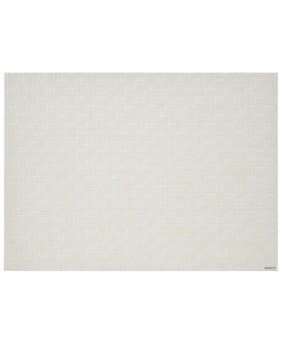 Chilewich Chilewhich Bay Weave Table Mat, 14" X 19" In Vanilla