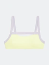 Onia Lina Tricot Bikini Top In Yellow