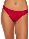 On Gossamer Gossamer Mesh Hip G Thong In Persian Red