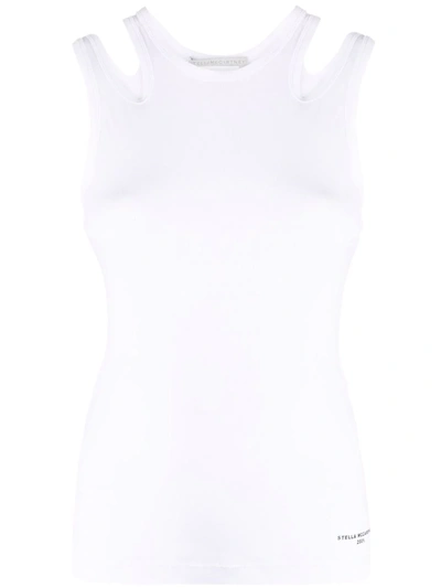 Stella Mccartney White Cut-out Detail Vest