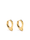 Maria Black Fiona Huggies Hoop Earrings In Gold
