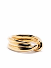 Annelise Michelson Unity Double Ring In Gold
