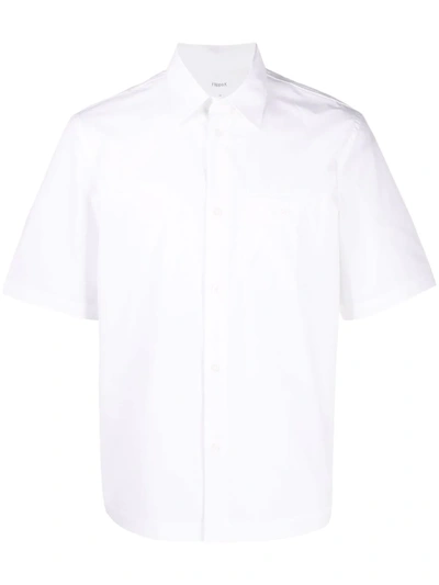 Filippa K Oliver Poplin Short-sleeve Shirt In White