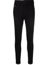 Diesel 1984 Slandy-high 069ef Skinny Jeans In Black