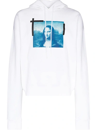 Off-white Monalisa Oversized Hoodie In White
