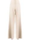 PRINGLE OF SCOTLAND WIDE-LEG KNITTED TROUSERS