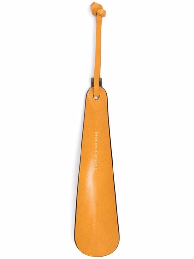 Officine Creative Small Travel Shoe Horn In Orange