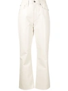 AGOLDE HIGH-WAISTED FLARED TROUSERS