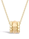 Pragnell 18kt Yellow Gold Bohemia Three Row Peaked Hexagonal Necklace In Gold