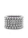 Pragnell 18kt White Gold Bohemia Expandable Ring In Silver