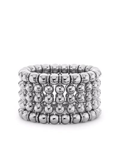 Pragnell 18kt White Gold Bohemia Expandable Ring In Silver