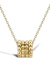 PRAGNELL 18KT YELLOW GOLD BOHEMIA BEADED NECKLACE