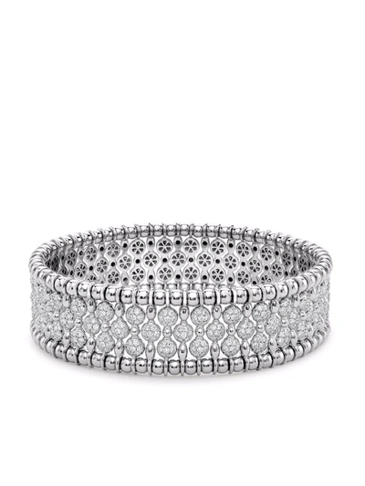 Pragnell 18kt White Gold Bohemia Diamond Bracelet In Silver