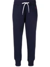 Polo Ralph Lauren Polo Pony Cotton-blend Track Trousers In Blue