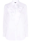 Polo Ralph Lauren Keara Ruffle-trim Broadcloth Shirt In White