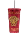 VERSACE MEDUSA CRYSTAL-EMBELLISHED TRAVEL CUP