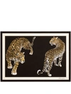 Dolce & Gabbana Leopard-motif Paper Placemats (set Of 36) In Black