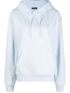 JACQUEMUS LOGO-EMBROIDERED COTTON HOODIE
