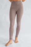 Girlfriend Collective Float Seamless High-rise Leggings In Brown