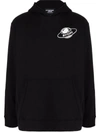 Enterprise Japan Space Printed Cotton Hoodie In Black